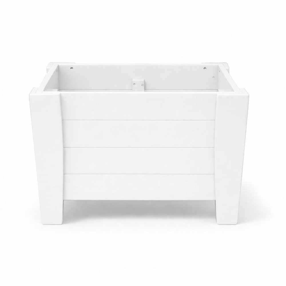 Black Heavy Duty Plastic Square Planter Box - 20 X 24-inch