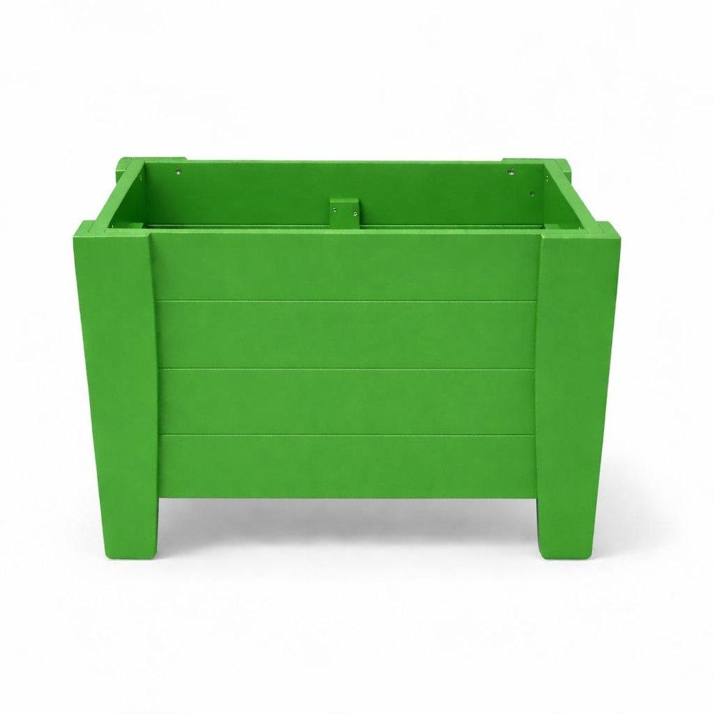 Black Heavy Duty Plastic Square Planter Box - 20 X 24-inch