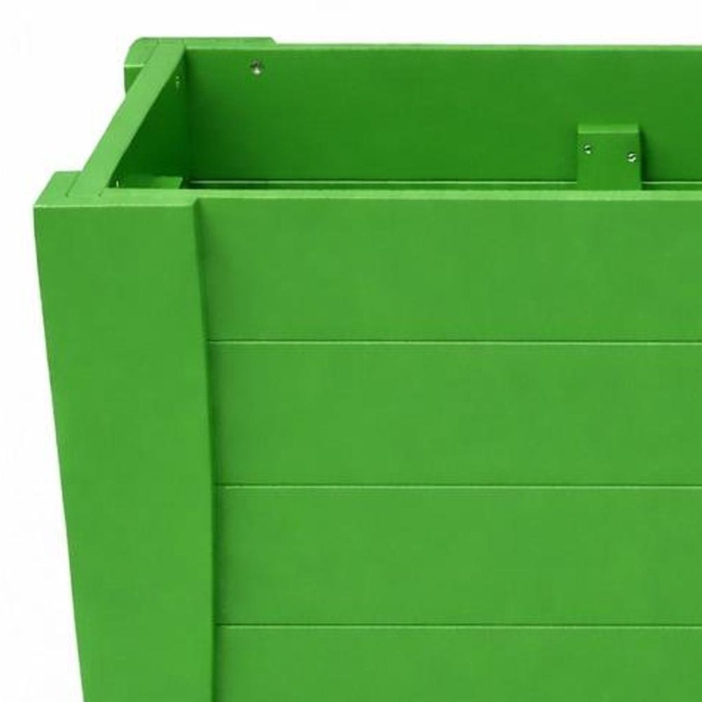 Black Heavy Duty Plastic Square Planter Box - 20 X 24-inch