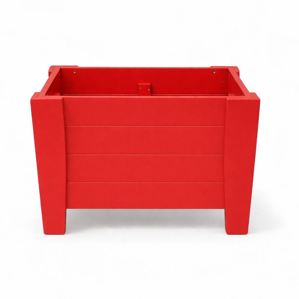 Black Heavy Duty Plastic Square Planter Box - 20 X 24-inch