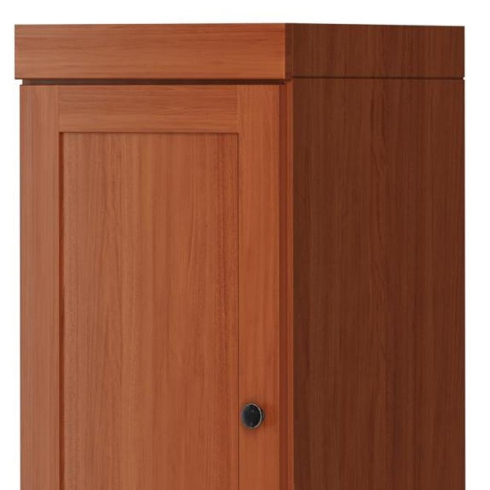 Coffee Solid Wood Two Door Pantry or Storage Closet - 72-inch