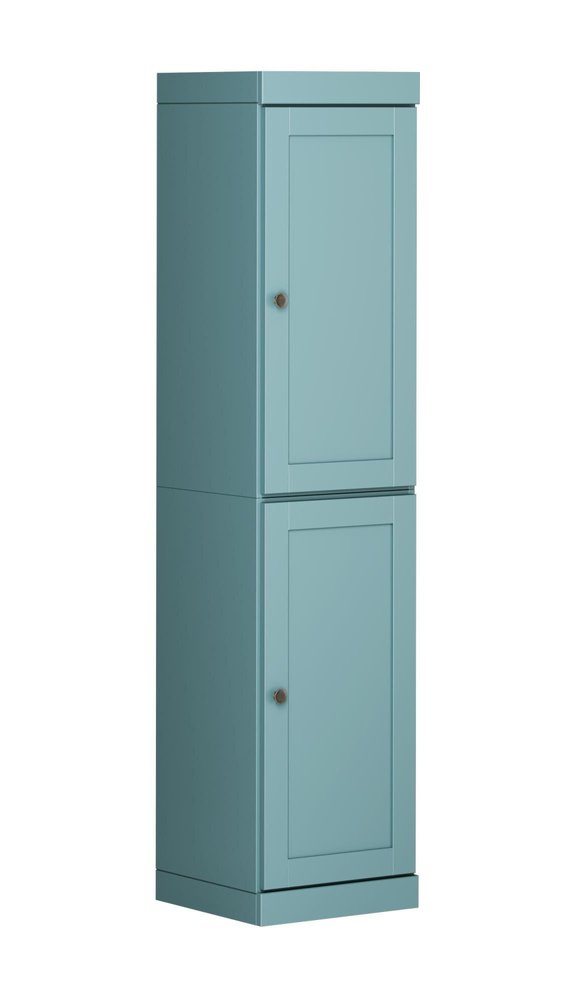 Aqua Solid Wood Two Door Pantry or Storage Closet - 72-inch