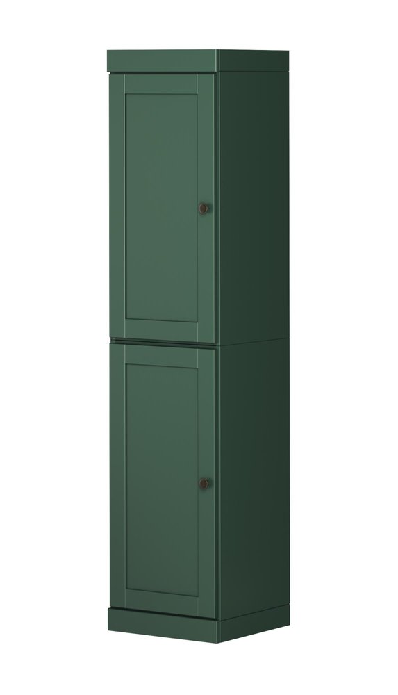 Green Solid Wood Two Door Pantry or Storage Closet - 72-inch