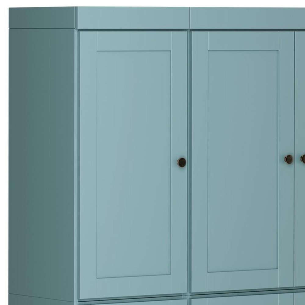 Aqua Solid Wood 8 Pantry or Storage Closet - 72-inch