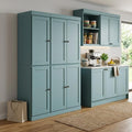 Aqua Solid Wood 8 Pantry or Storage Closet - 72-inch