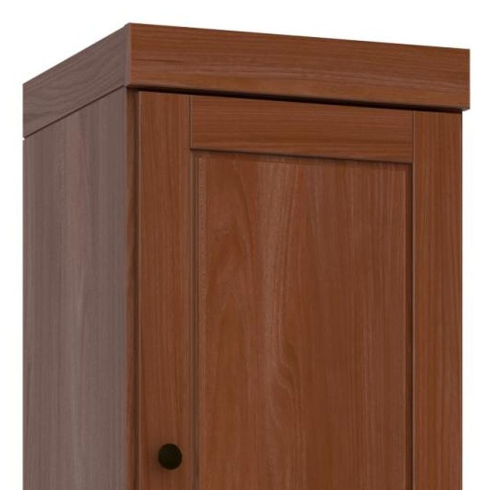 Coffee Solid Wood Two Door Pantry or Storage Closet - 72-inch
