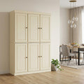Yellow Solid Wood 8 Pantry or Storage Closet - 72-inch