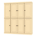 Yellow Solid Wood 8 Pantry or Storage Closet - 72-inch