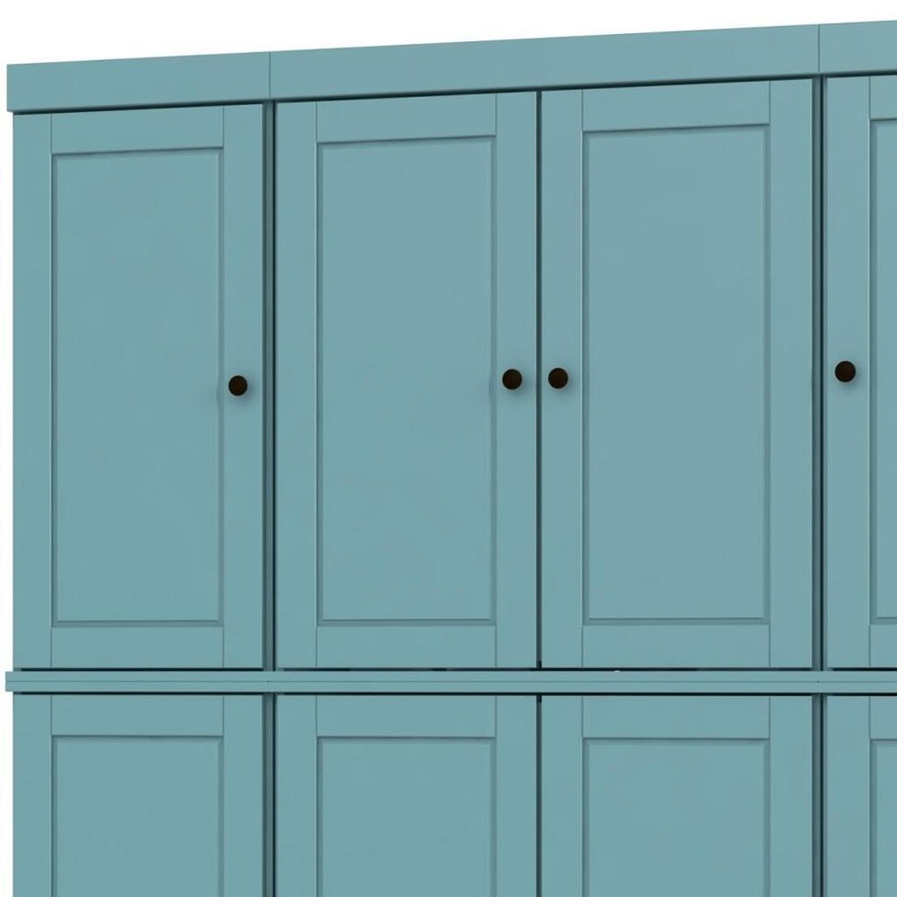 Aqua Solid Wood 8 Pantry or Storage Closet - 72-inch