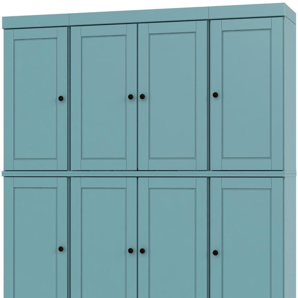 Aqua Solid Wood 8 Pantry or Storage Closet - 72-inch
