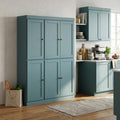 Aqua Solid Wood 8 Pantry or Storage Closet - 72-inch