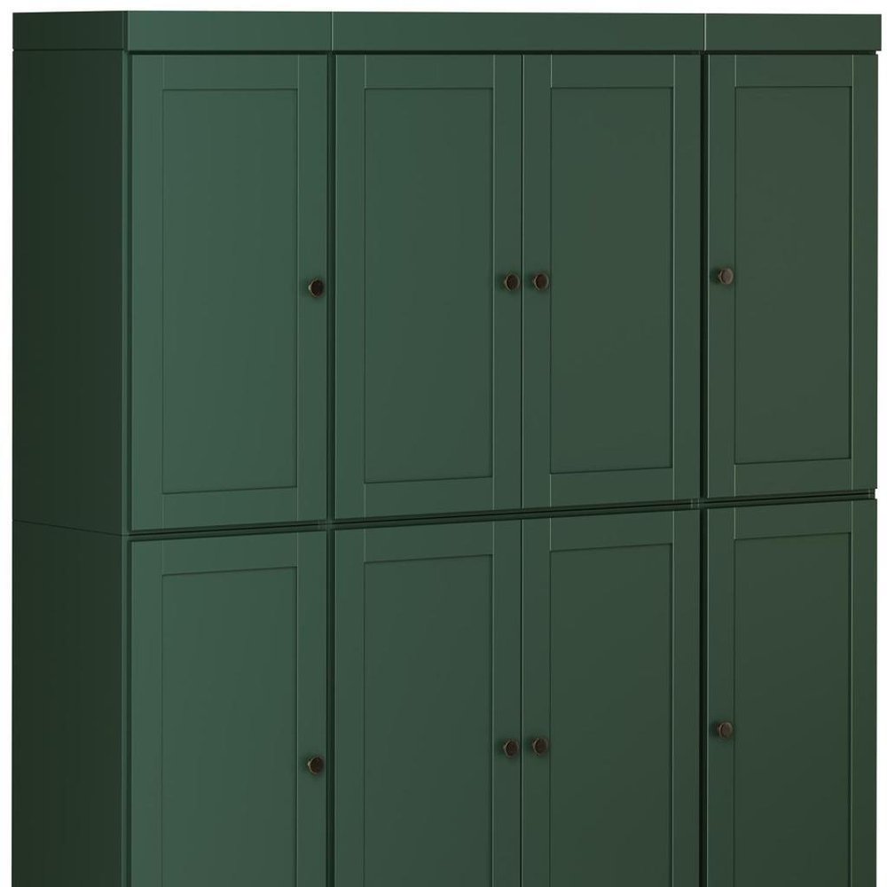 Green Solid Wood 8 Pantry or Storage Closet - 72-inch