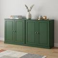 Green Solid Wood Sideboard with Two Doors - 64-inch