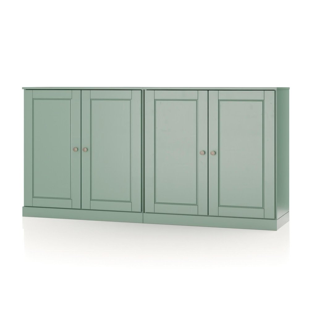 Sage Solid Wood Sideboard with Two Doors - 64-inch
