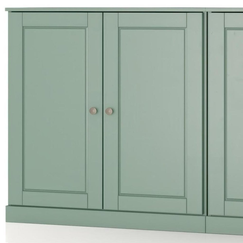 Sage Solid Wood Sideboard with Two Doors - 64-inch