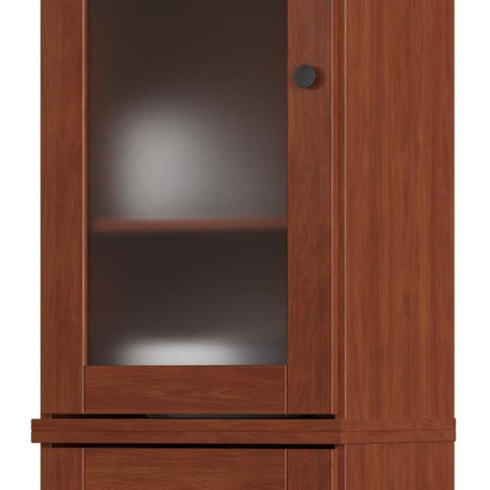 Coffee Solid Wood Two Door Pantry or Storage Closet - 72-inch