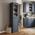 French Blue Solid Wood Two Door Pantry or Storage Closet - 72-inch